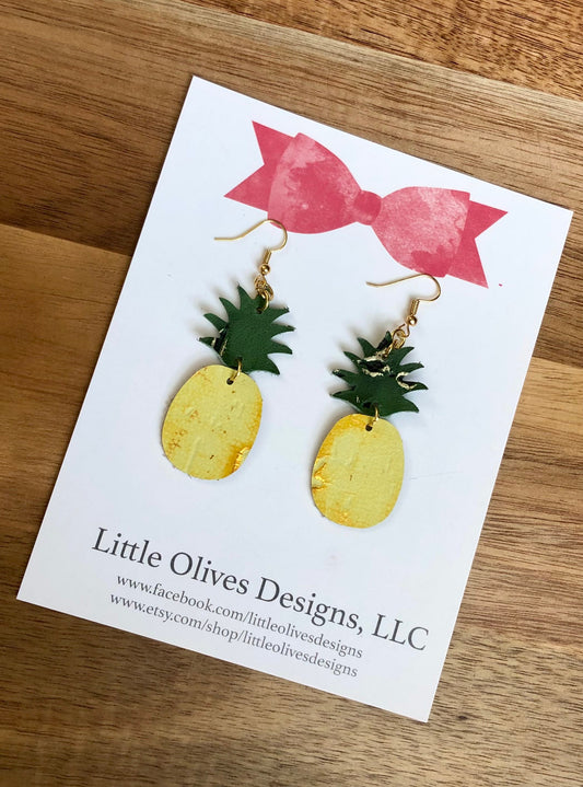Pineapple earrings