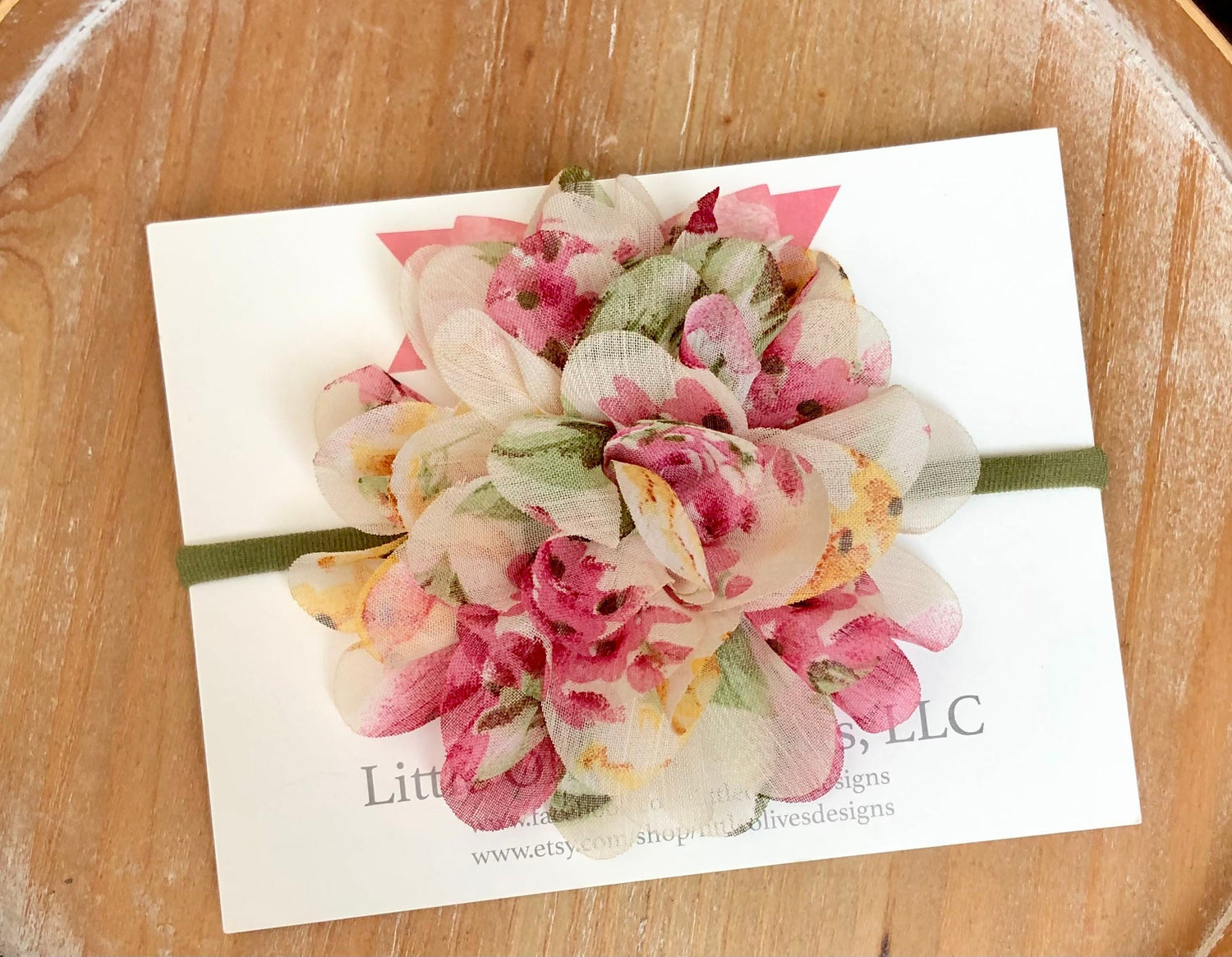 floral baby headband