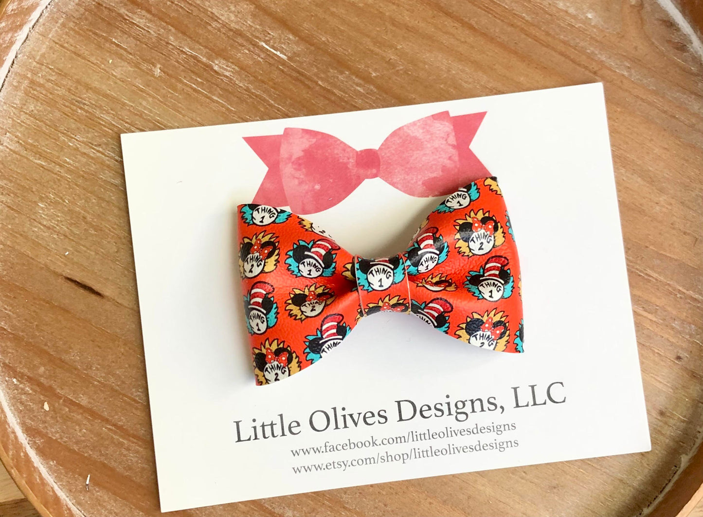 things hair bow - mouse things hair bow - things bow tie - mouse things bow tie