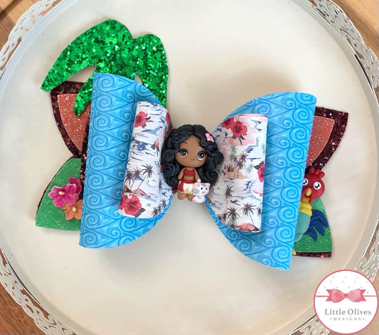 island princess and friends inspired clay bow