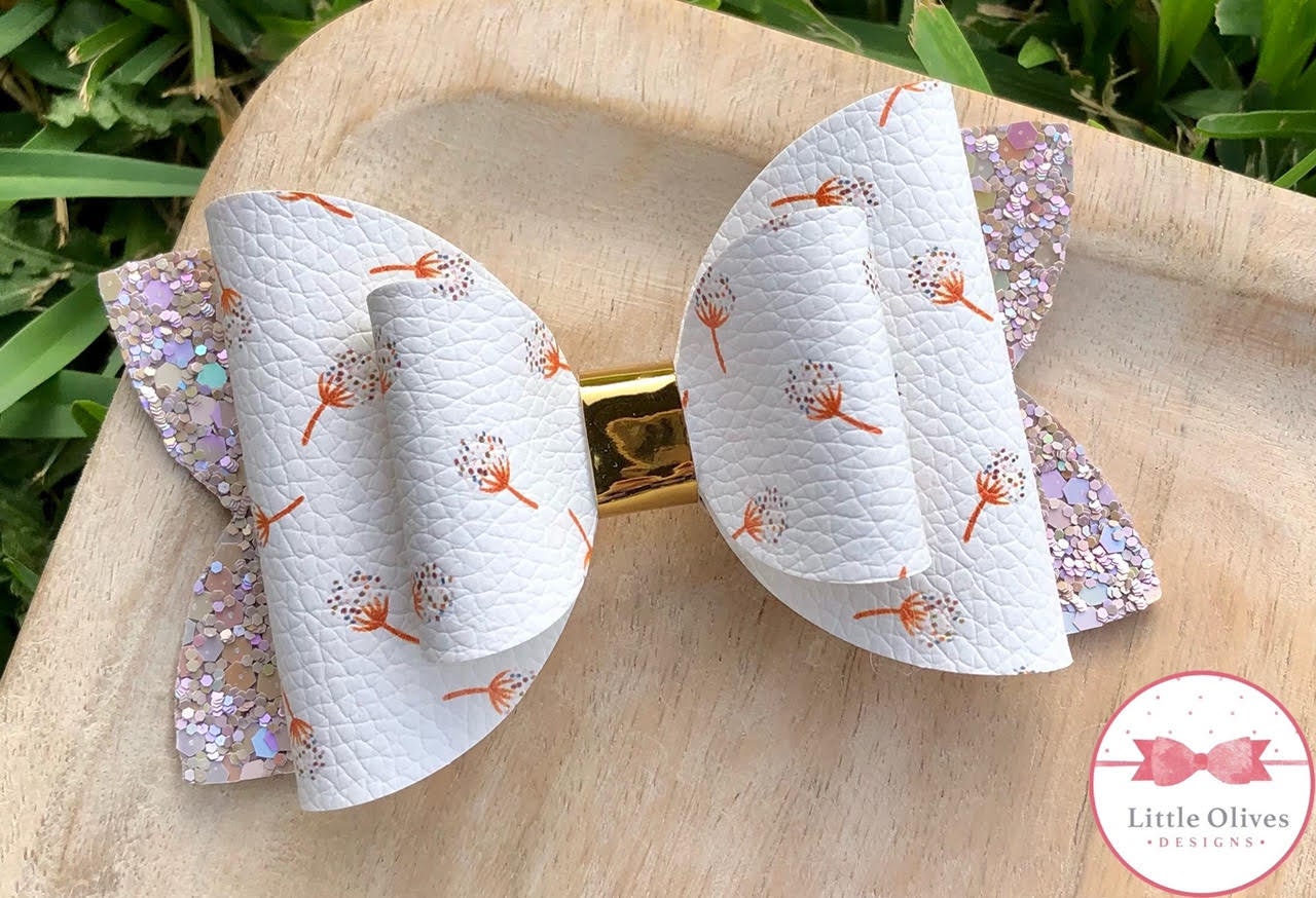 Make a wish bow - dandelion bow