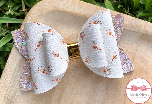 Make a wish bow - dandelion bow