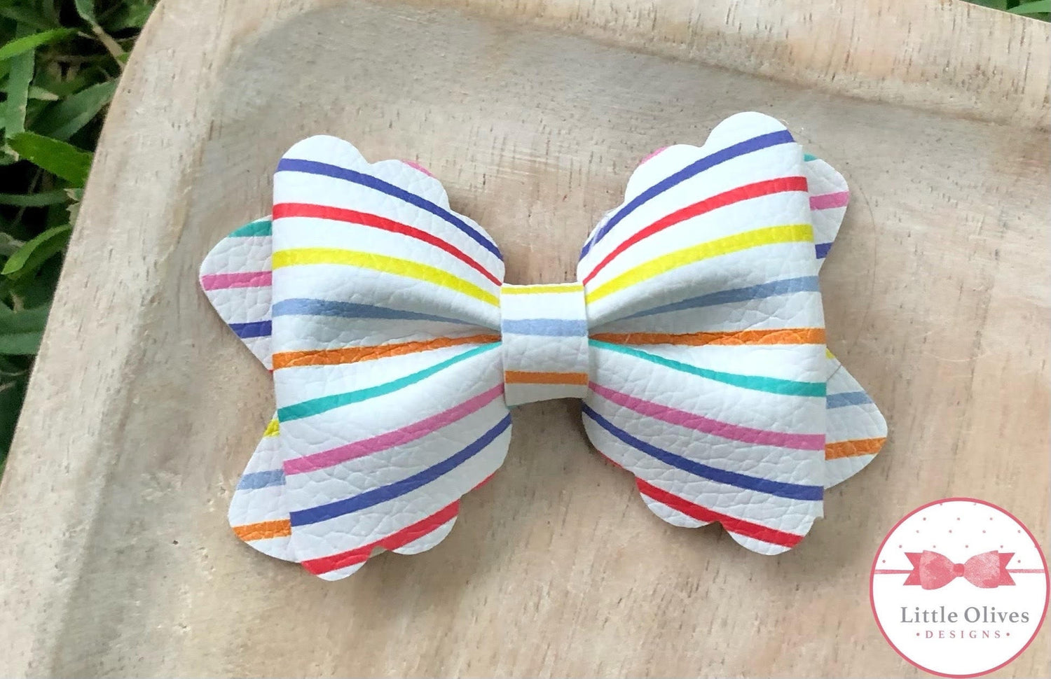 Happy stripes Maria bow - stripes bow