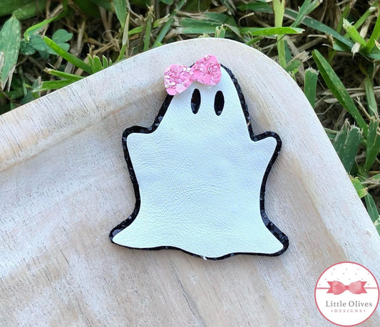 Halloween ghost snap clip - cute ghost hair clip