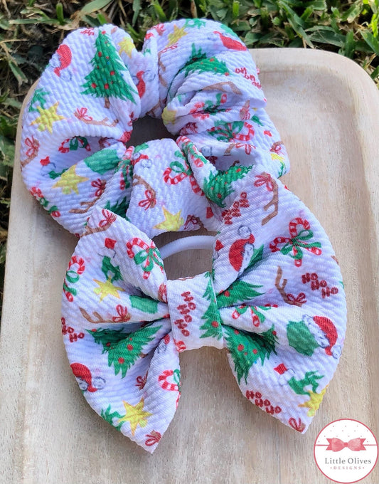 Mean one scrunchie and bow