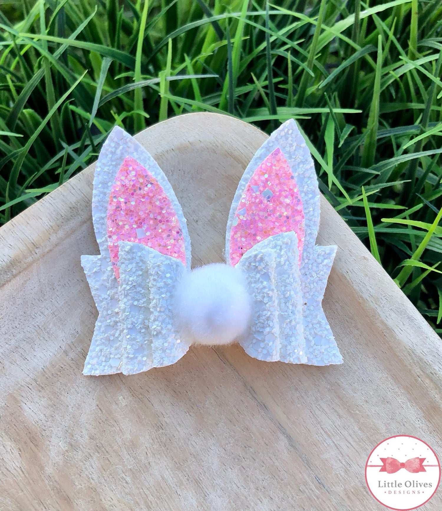 Bunny bow - Easter bunny bow - mini bunny bow