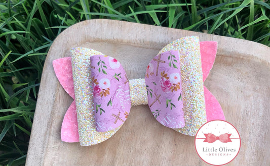 He is Risen bow - Easter bow