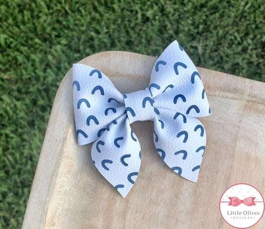 Blue Rainbows sailor bow