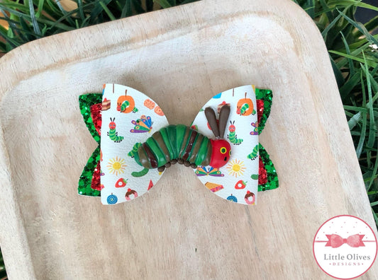 Caterpillar small clay bow