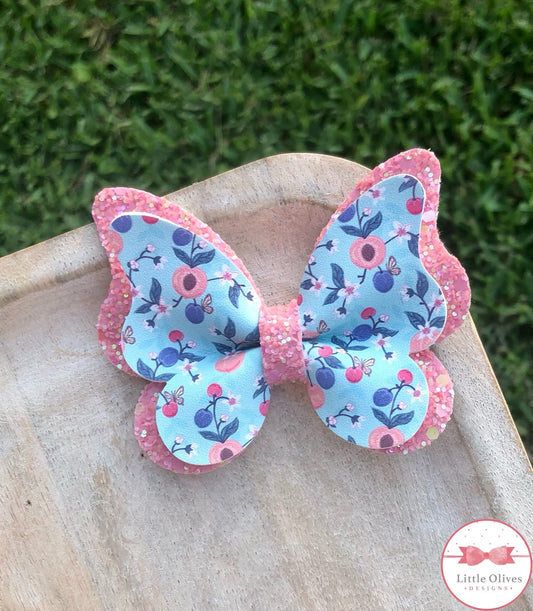Peaches butterfly bow