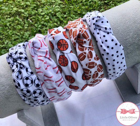 Sports knotted headbands