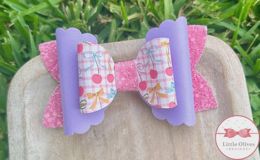 Cherries and bows bow