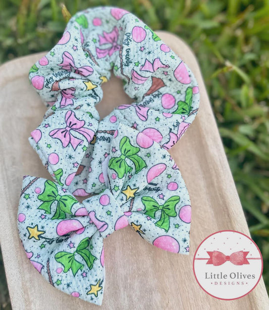 Wi-cked bow or scrunchie