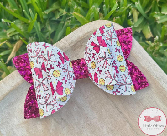 Softball bows bow