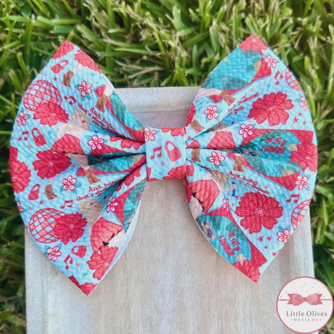 Showgirl green bow
