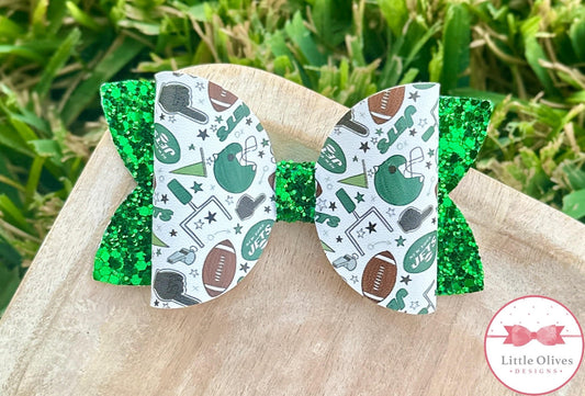 JETS FOOTBALL BOW