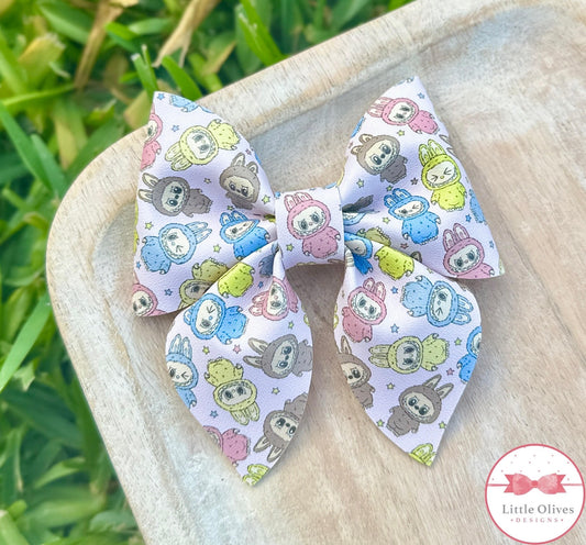 LABUBU DOLLS SAILOR BOW