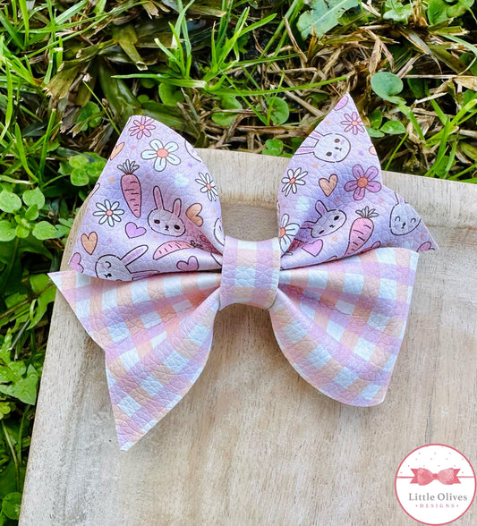 CUTE BUNNIES LARKIN BOW