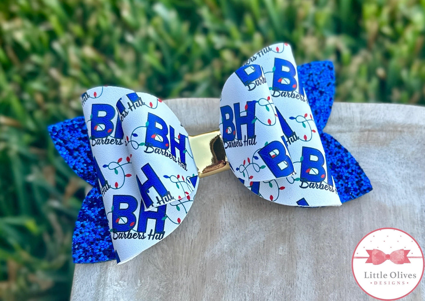 BARBERS HILL BH HOLIDAY BOW