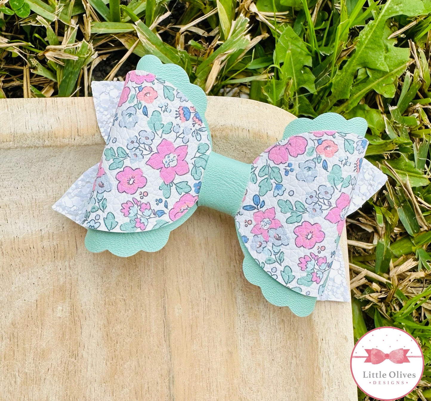 PASTEL LIBERTY FLORAL COCO BOW