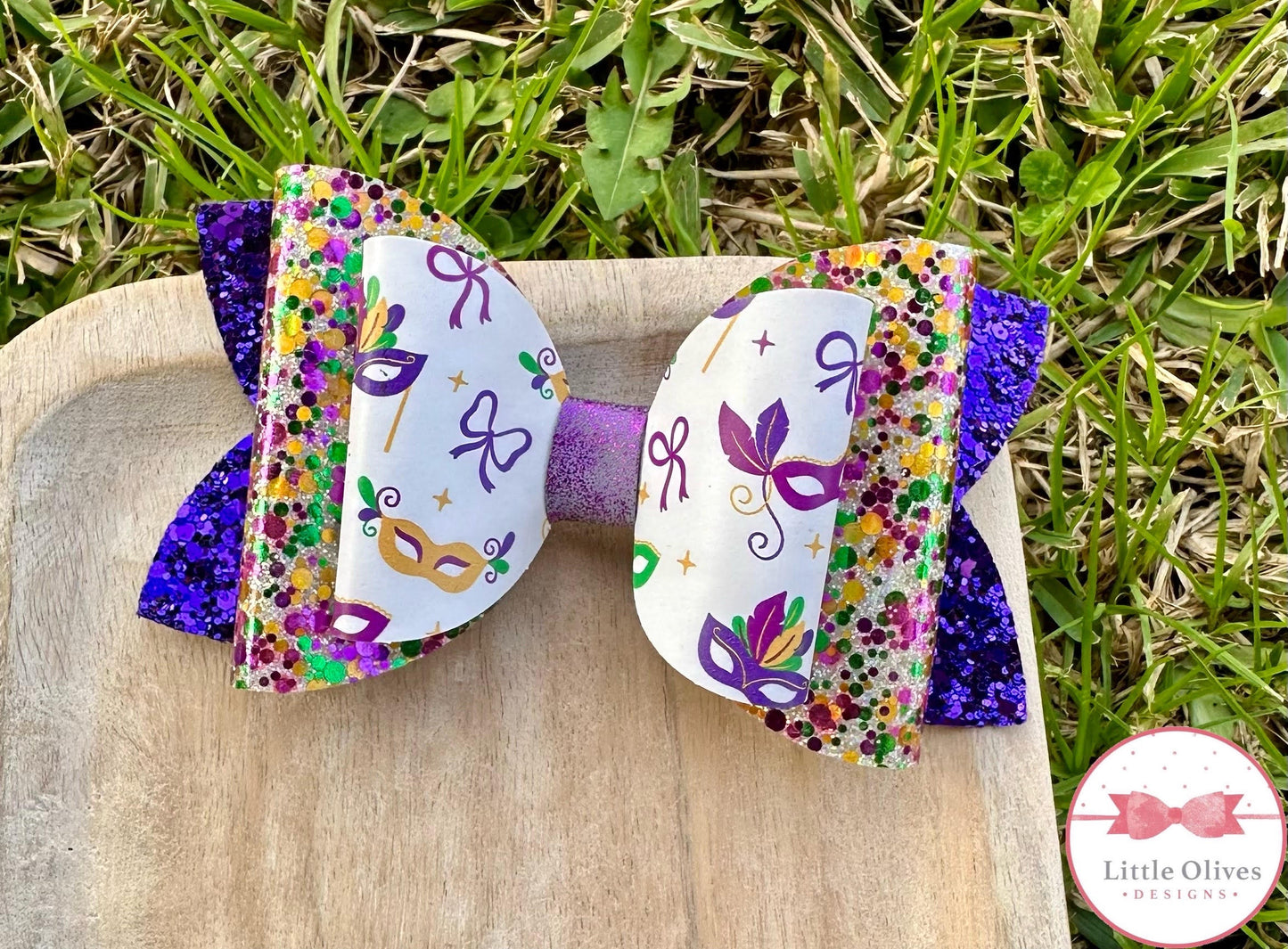 MARDI GRAS BOW