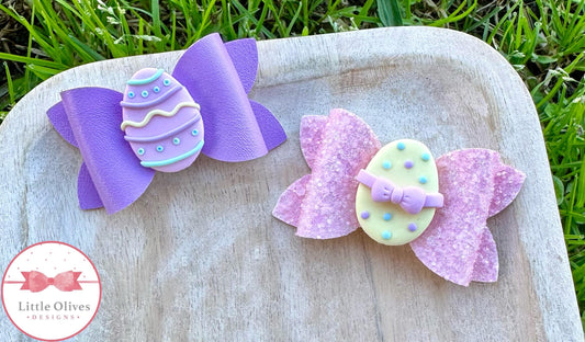 EASTER EGG MINI CLAY BOWS