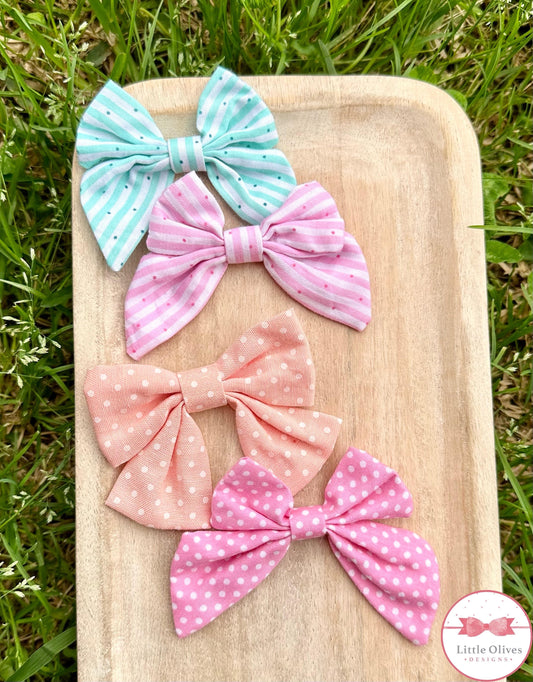 MINI FABRIC SAILOR BOWS