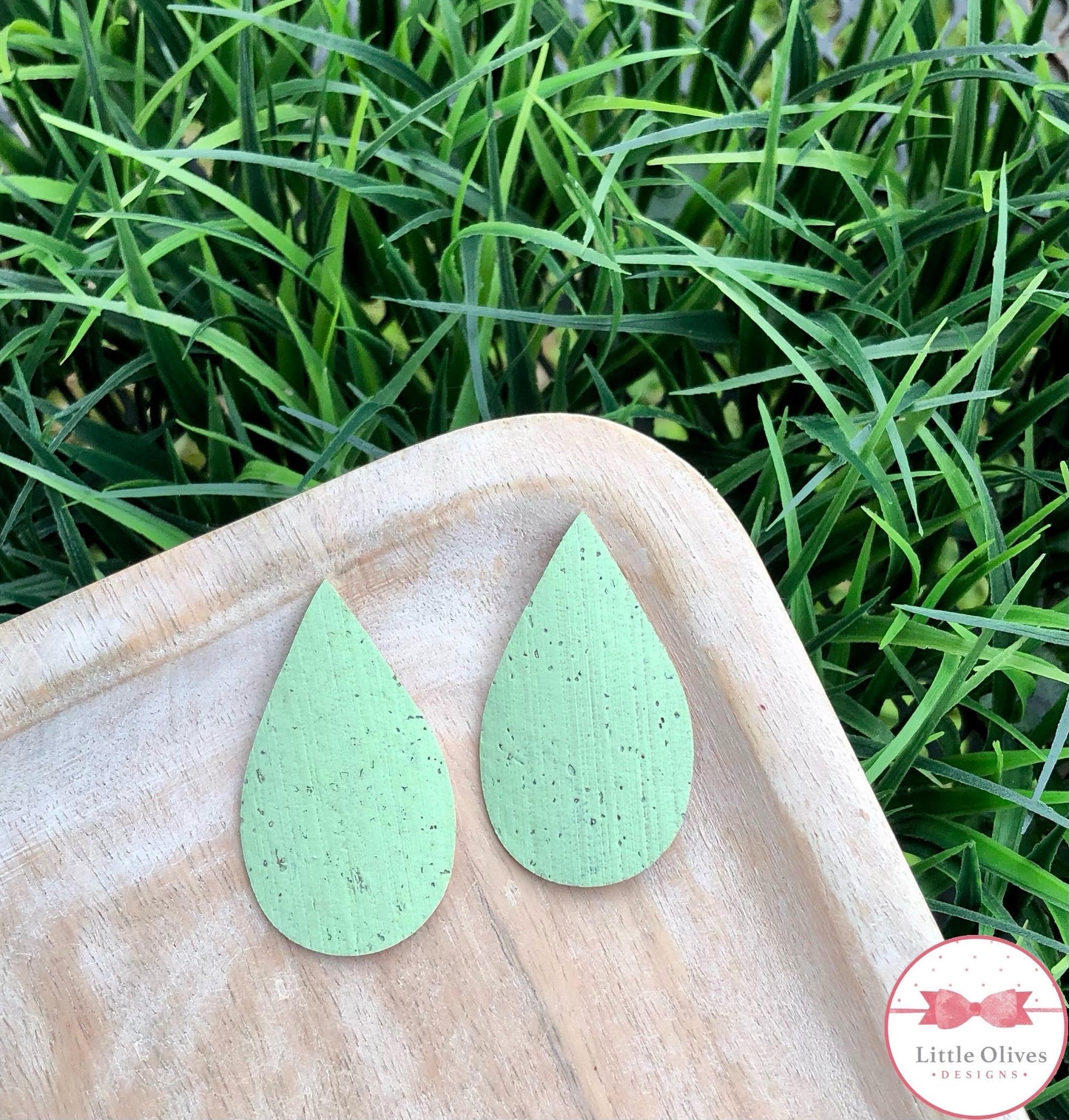 MINT CORK EARRINGS