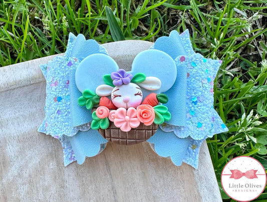 BUNNY MOUSE EAR CLAY EMILY BOW