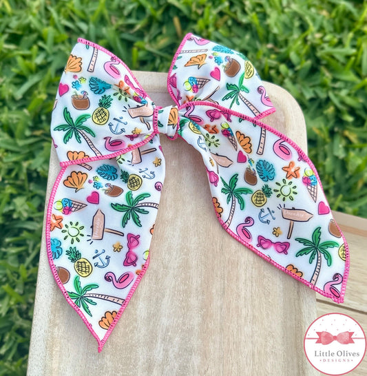 NEON SUMMER LARGE SOPHIE BOW
