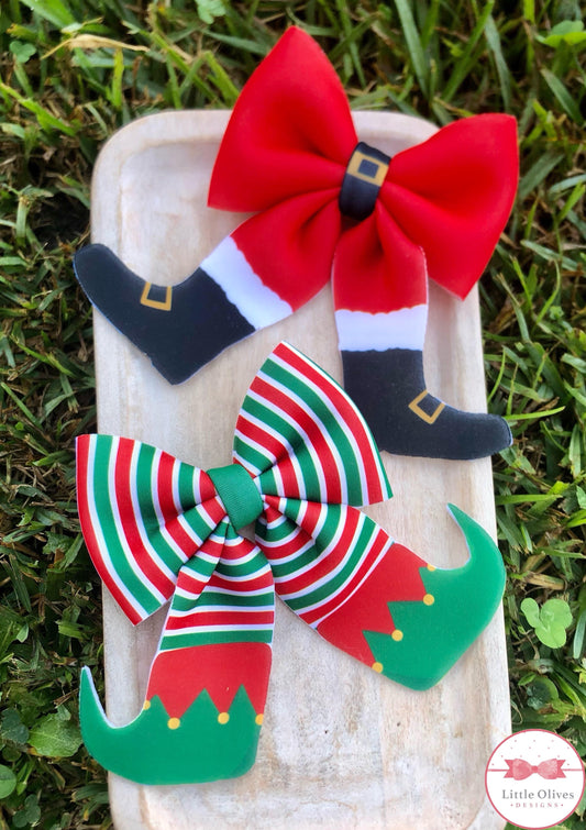 Christmas sailor bow