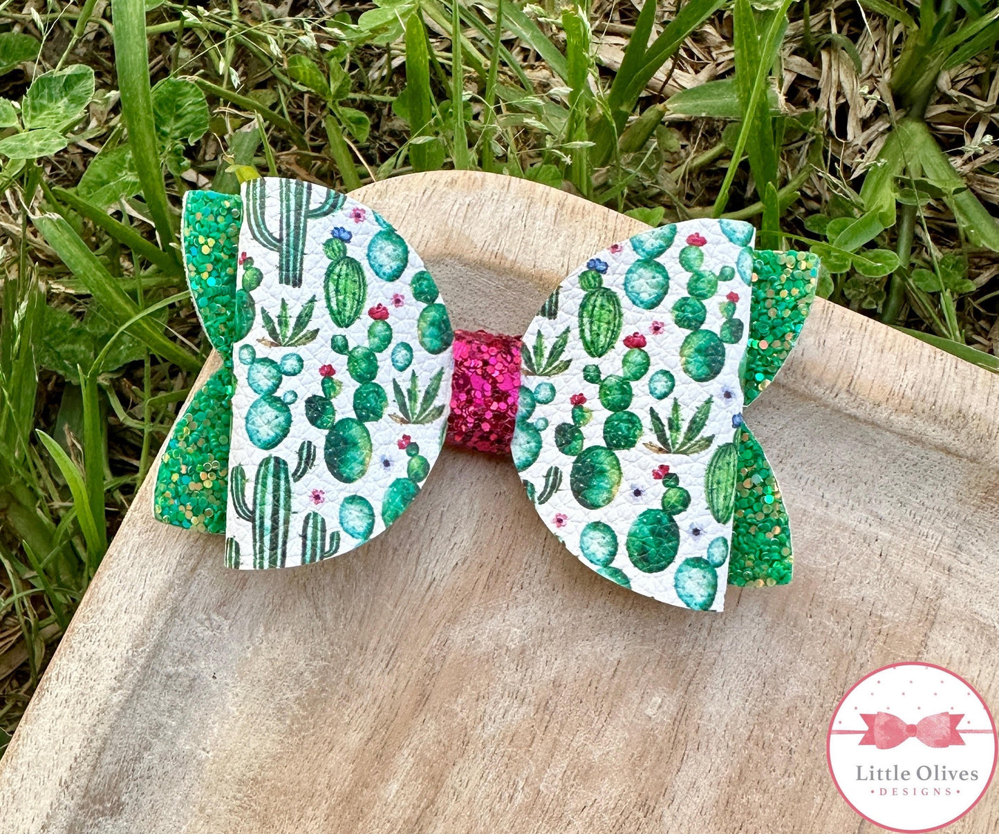 BRIGHT CACTUS BOW