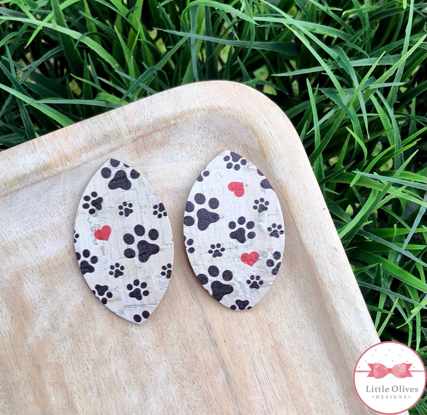 PAWS CORK EARRINGS