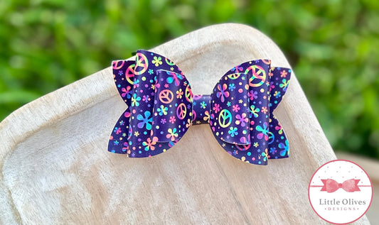 RAINBOW PEACE BOW