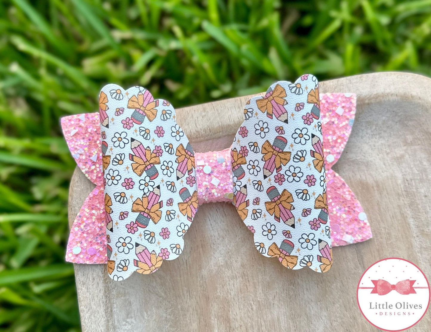 FLORAL PENCIL BOWS