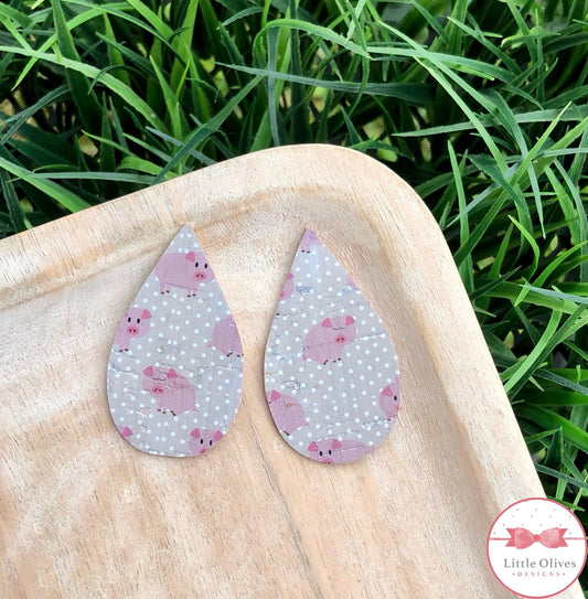 PIG CORK EARRINGS