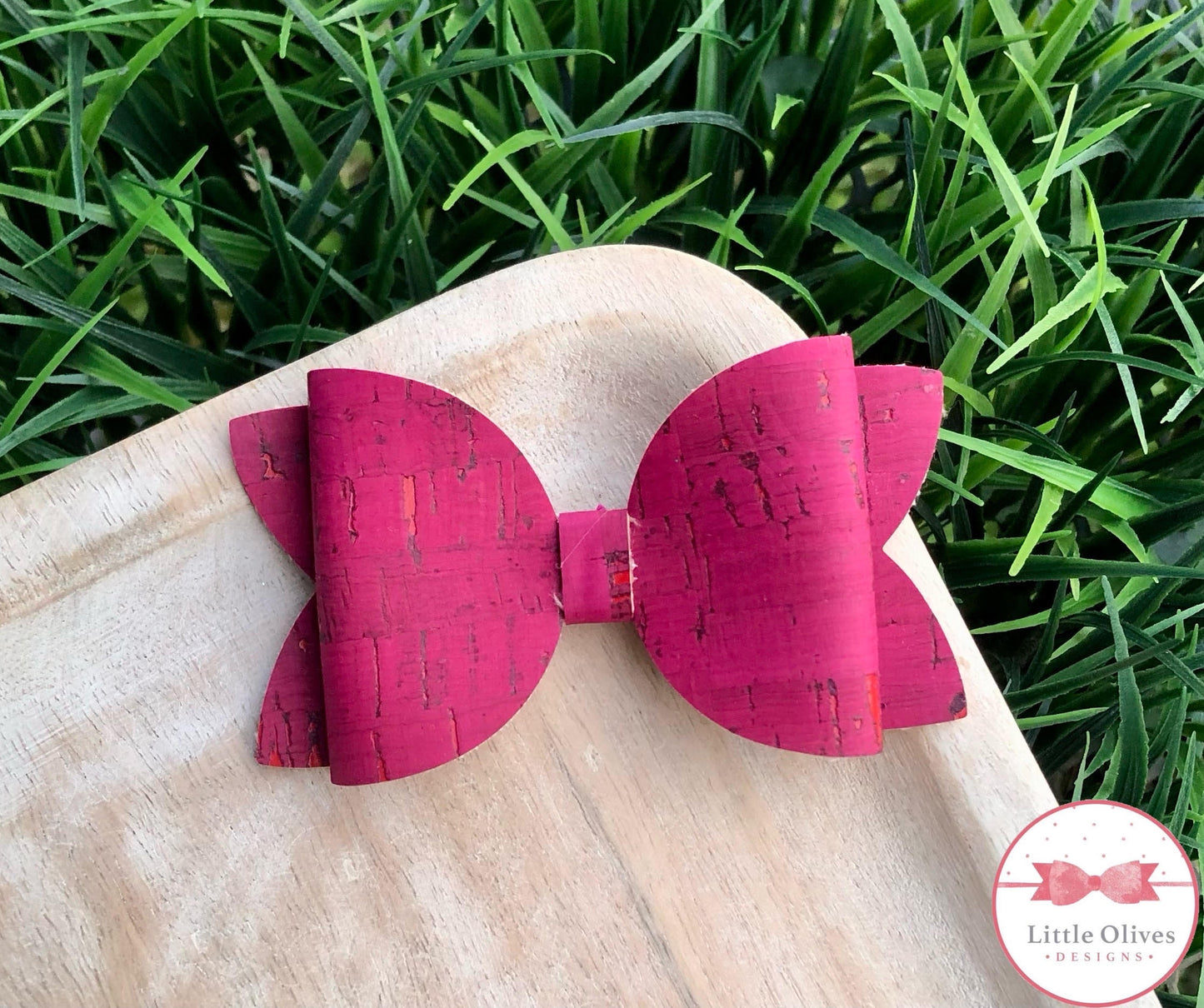 PINK CORK BOW