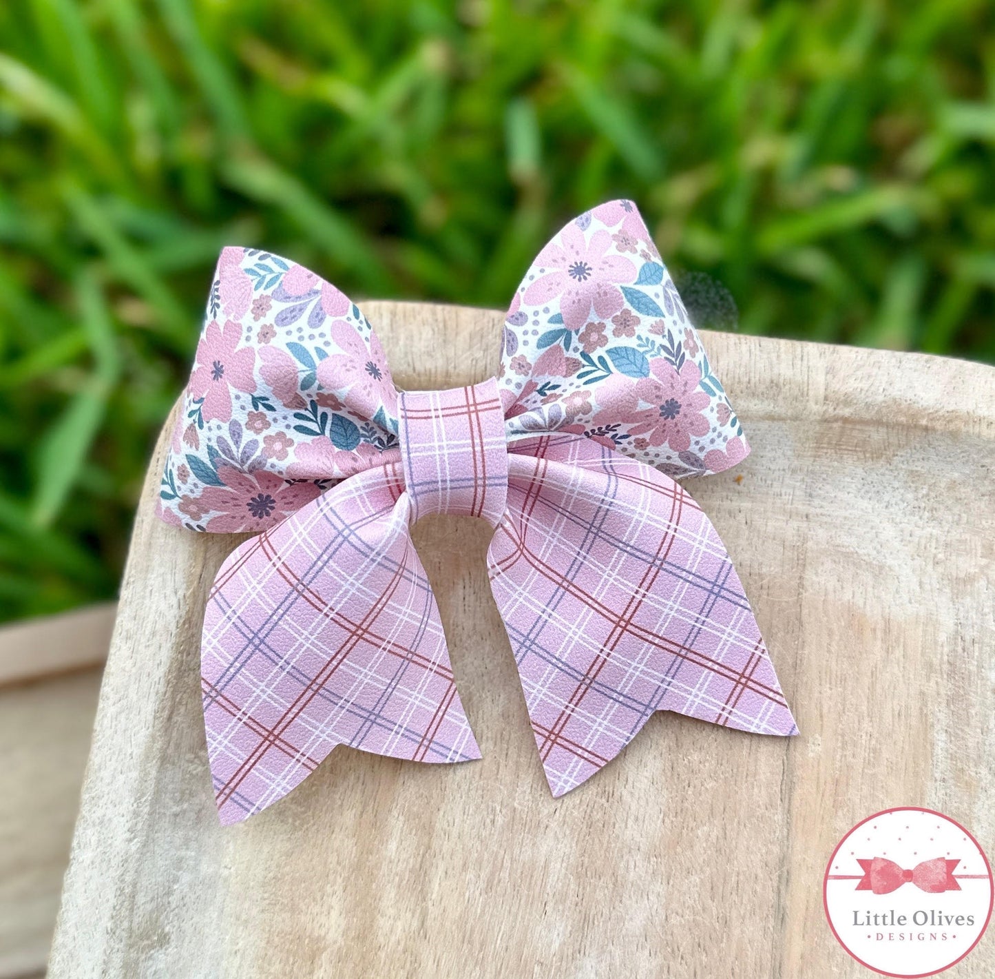 FIONA PLAID BOW