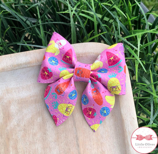 PINK FRUITS SAILOR BOW