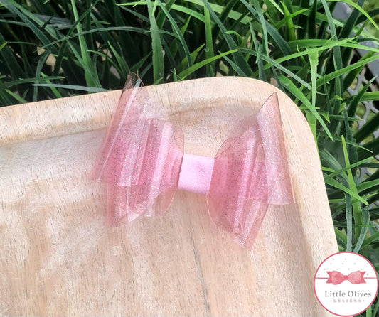 PINK JELLY ABBY BOW