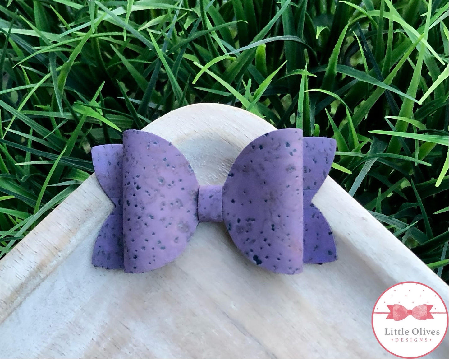 PURPLE CORK BOW