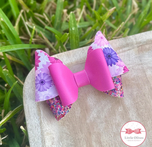 PURPLE DAISIES ABBY BOW