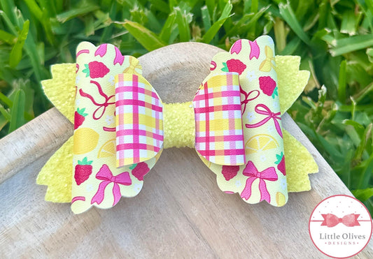 LEMON RASPBERRY & BOWS BOW
