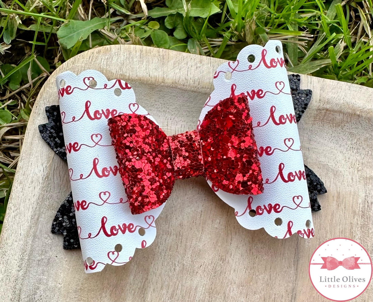 RED LOVE BOW