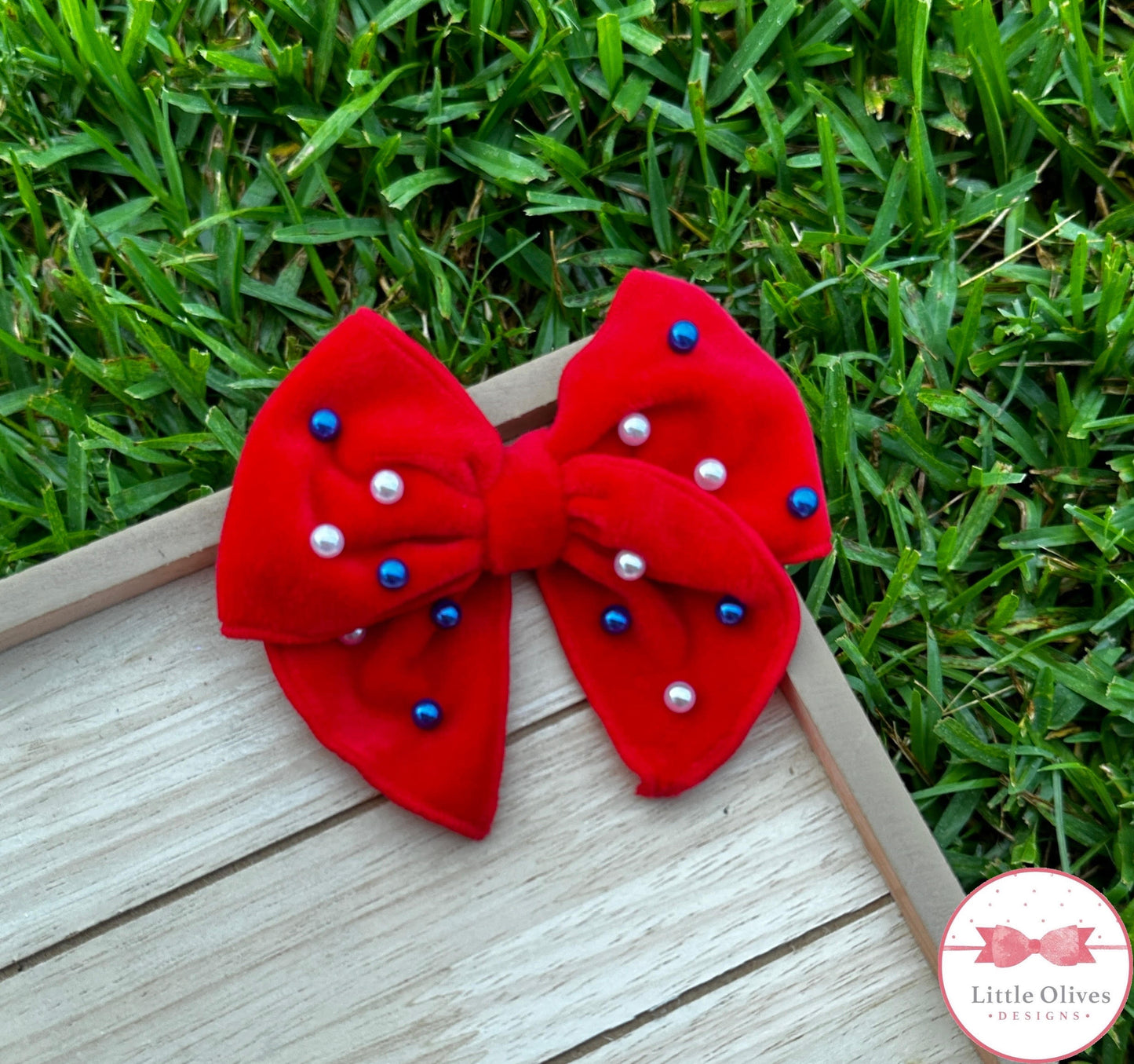 RED VELVET BOW