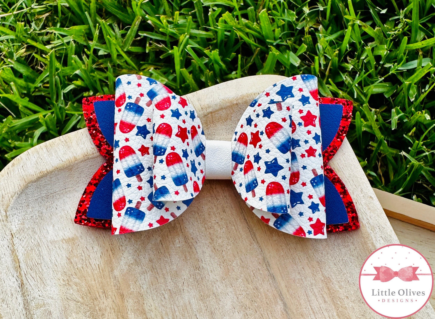 RED WHITE & COOL BOW