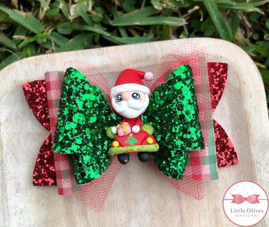 Santa clay bow