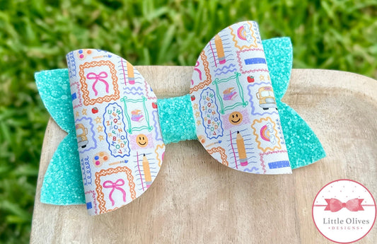 HAPPY BACK TO SCHOOL BOW