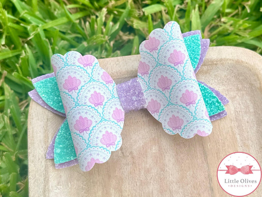 PASTEL SEASHELLS BOW