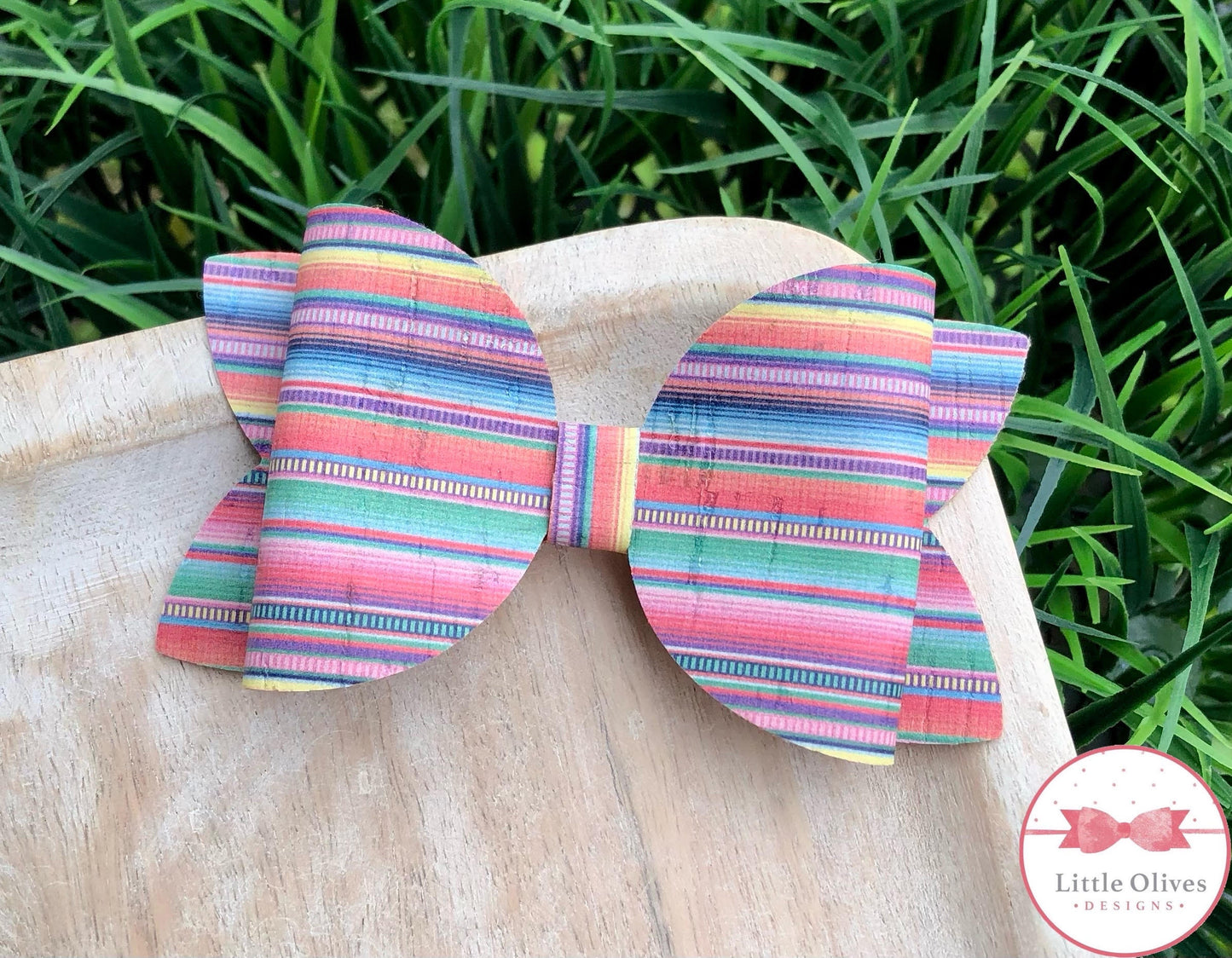 SERAPE CORK BOW